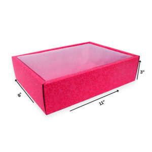 RED WHITE - LARGE HAMPER BOX