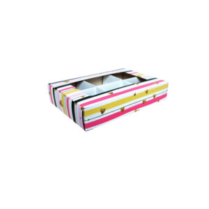 PINK HEART - 6 PARTITION BOX