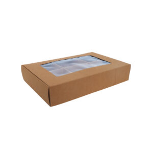 BROWN - 6 PARTITION BOX