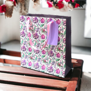 PURPLE FLOWER- GIFT BAG