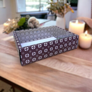 MAUVE STAR - LARGE HAMPER BOX