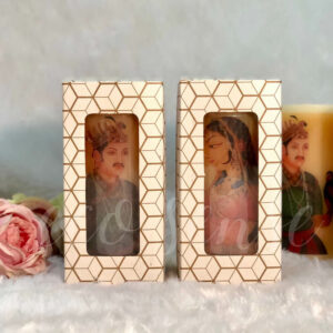 WHITE GOLD - CANDLE COOKIE BOX