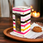 PINK HEART- CANDLE COOKIE BOX