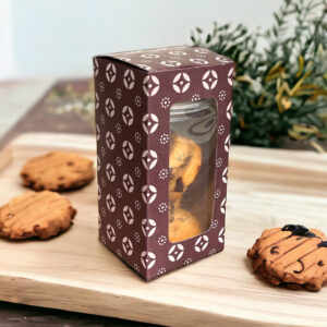 MAUVE STAR - CANDLE COOKIE BOX