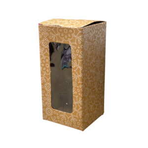 BROWN WHITE - CANDLE COOKIE BOX