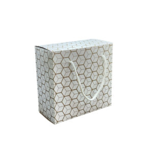 WHITE GOLD- 4 JAR HAMPER BOX