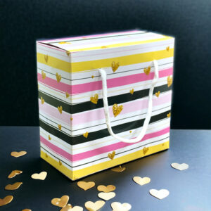 PINK HEART - 4 JAR HAMPER BOX