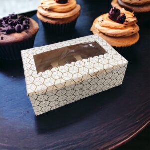 WHITE GOLD -6 MUFFIN WITH WINDOW