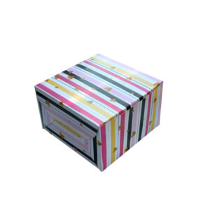 PINK HEART-1/2 KG CAKE BOX WITHOUT WINDOW