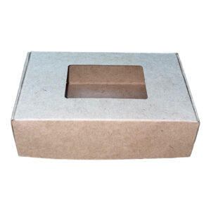 KHAKI (BROWN)-SMALL BOX WITH WINDOW