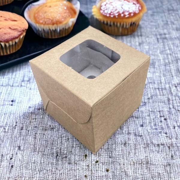 BROWN ( WHITE )-1 MUFFIN WITH WINDOW