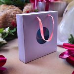 HAMPER BOX BAG - LIGHT PURPLE (Medium : 8"x 8"x 2")